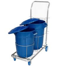 CARRINHO FUNCIONAL PARA LIMPEZA COM DOIS BALDES CARRINHO FUNCIONAL PARA LIMPEZA COM DOIS BALDES